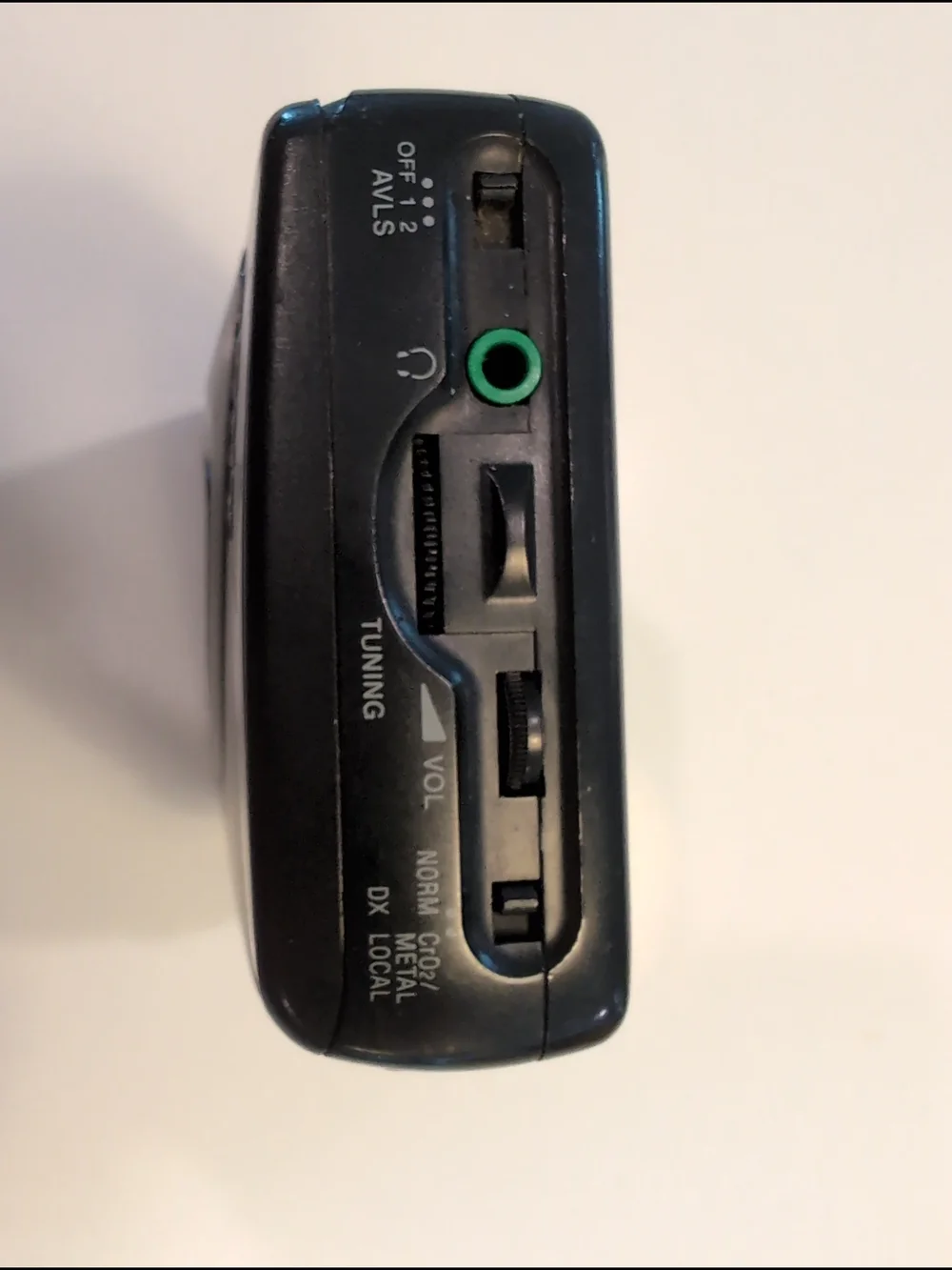 Sony Walkman WM-FX21 AM/FM Radio Cassette Tape Player FOR PARTS ONLY Black VTG